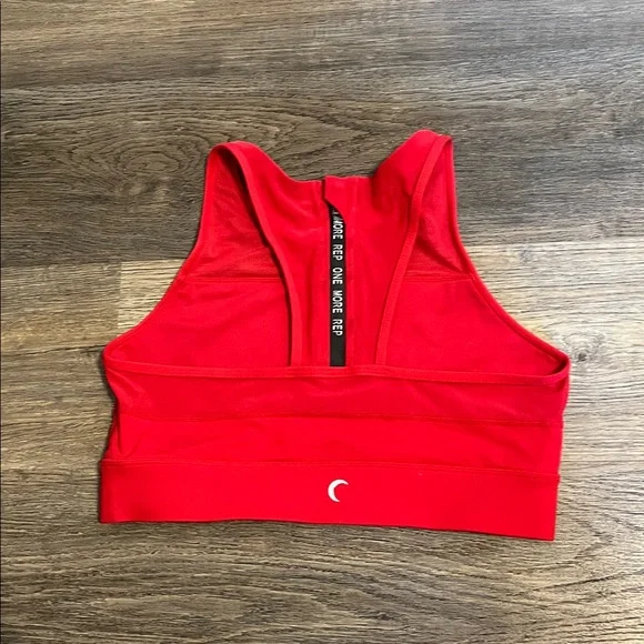 ZYIA Active All Star One More Rep Red Sports Bra - Picture 5 of 10